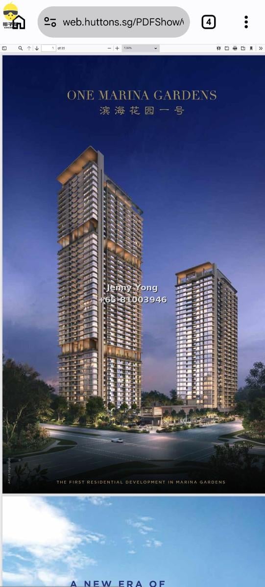 One Marina Gardens, Central Business District (CBD)