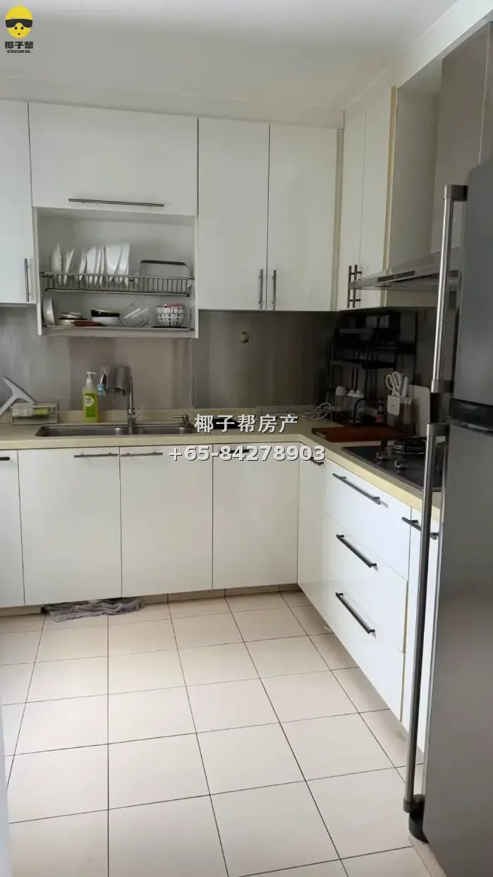 Sembawang high-floor common room, 563m from MRT, brand new f 3
