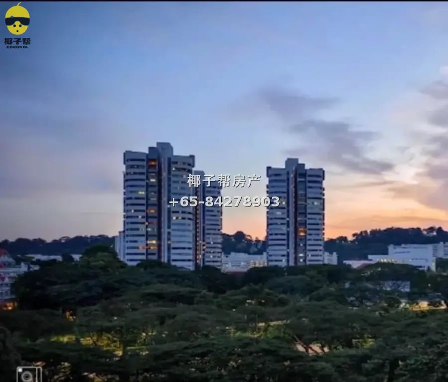 直落布兰雅附近公寓, 靠近港湾地铁站, 靠近中峇鲁地铁站 1